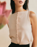 Sand Boat-Neck Top