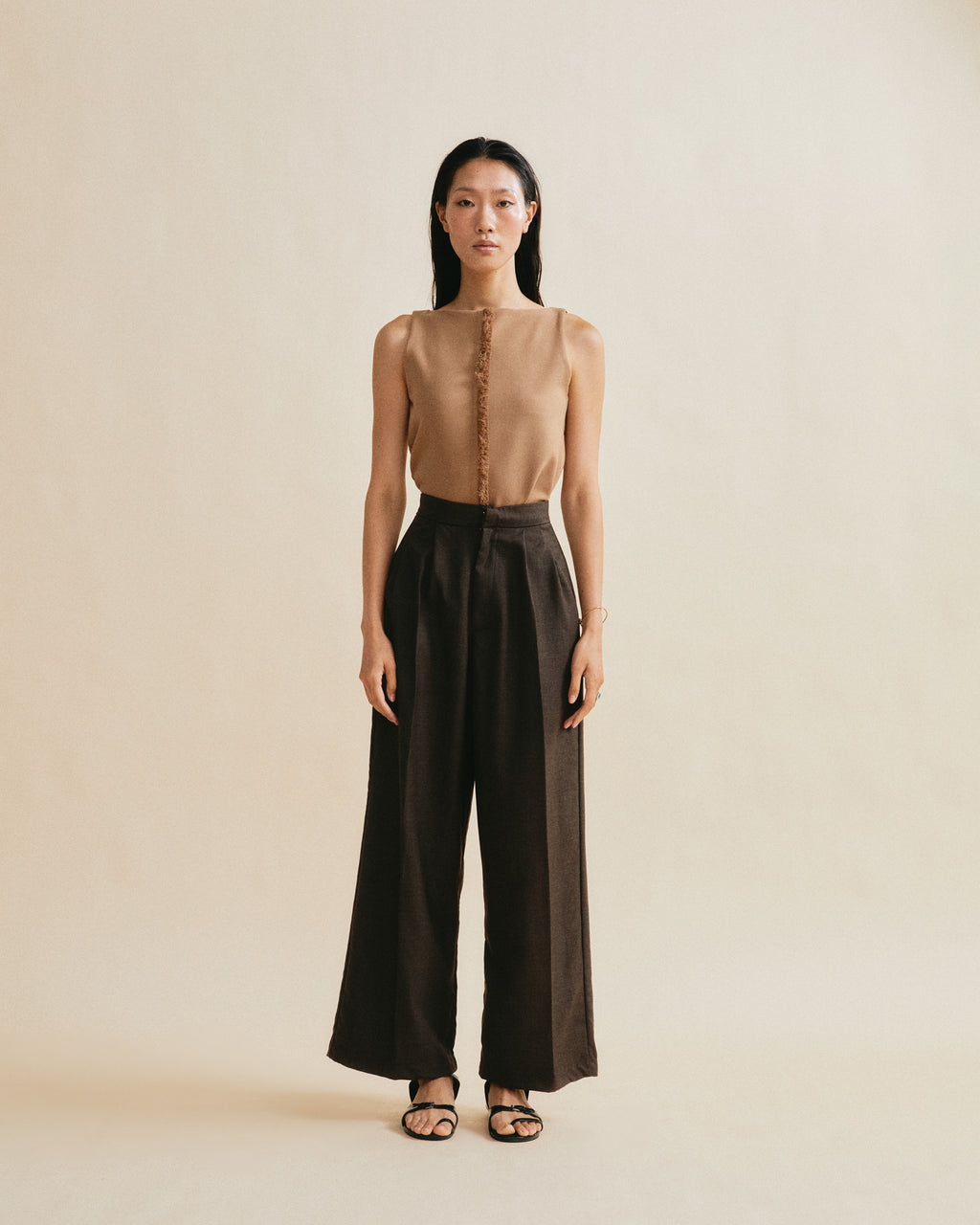 Din Wide-Leg Trousers