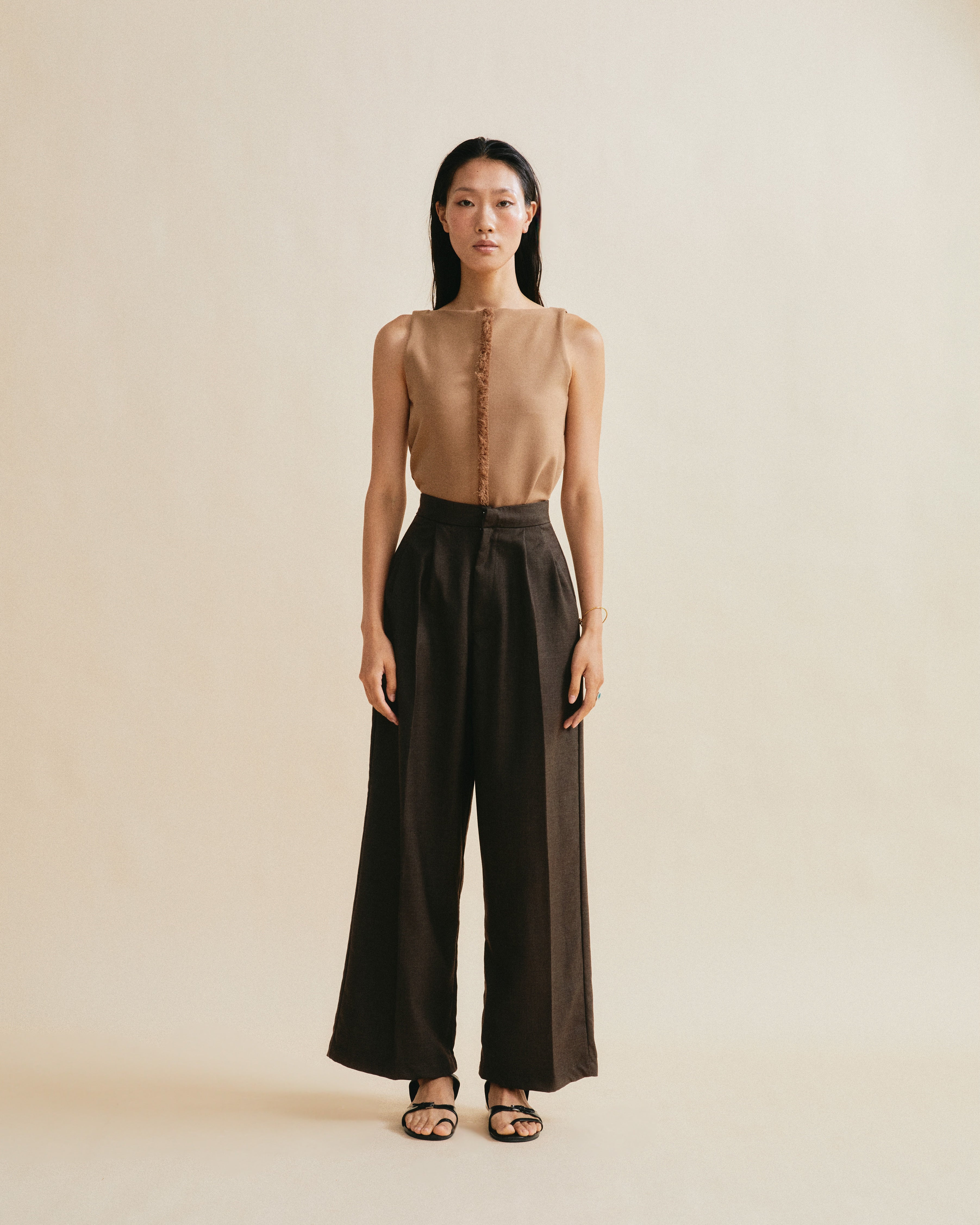 Din Wide-Leg Trousers
