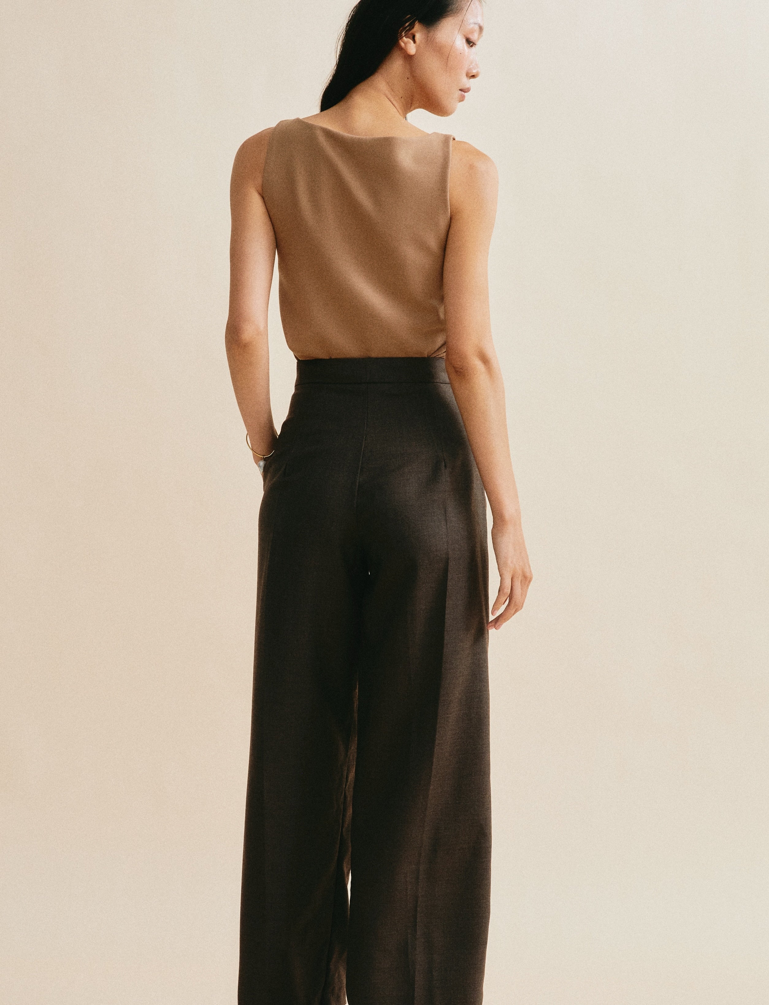 Din Wide-Leg Trousers