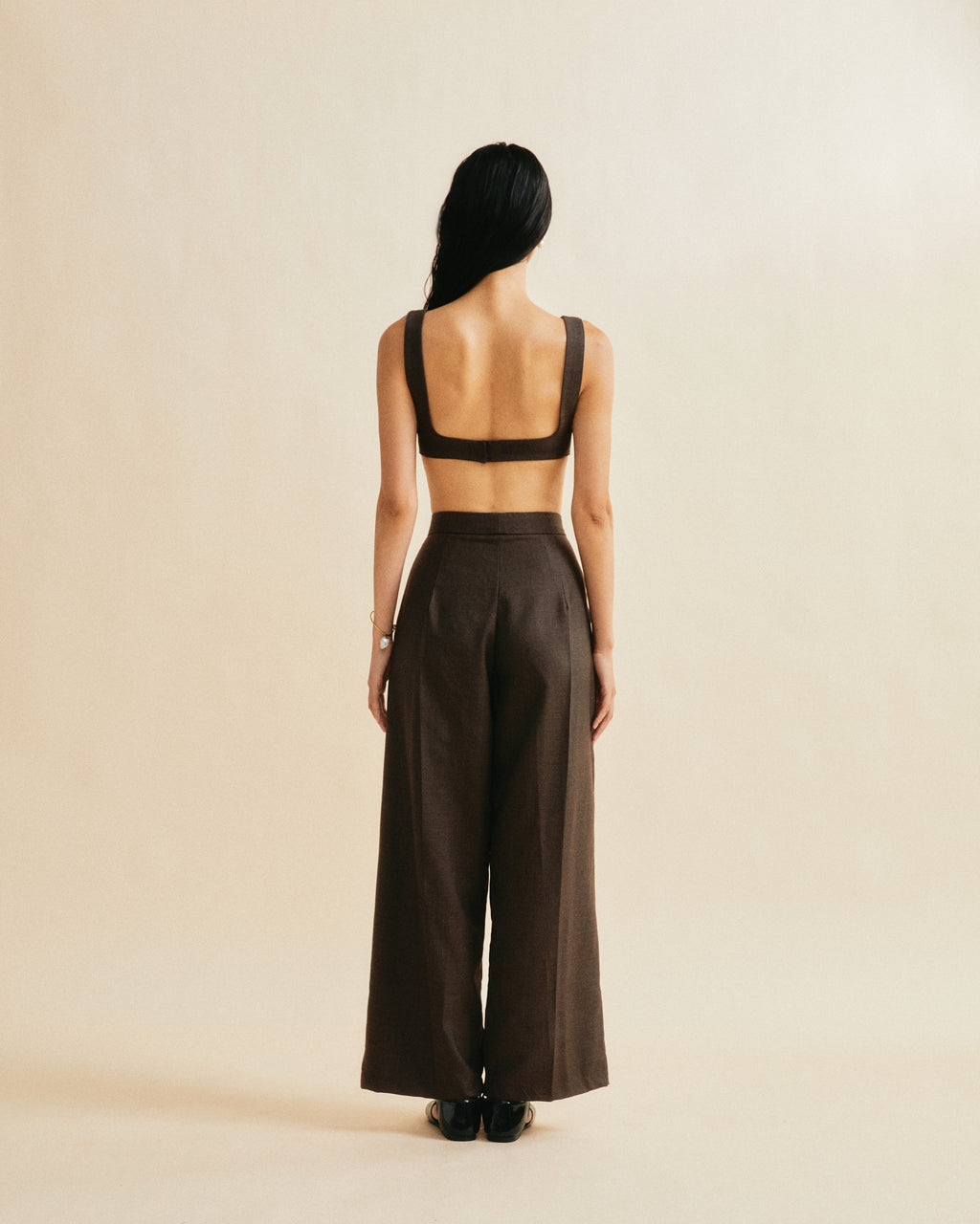 Din Wide-Leg Trousers