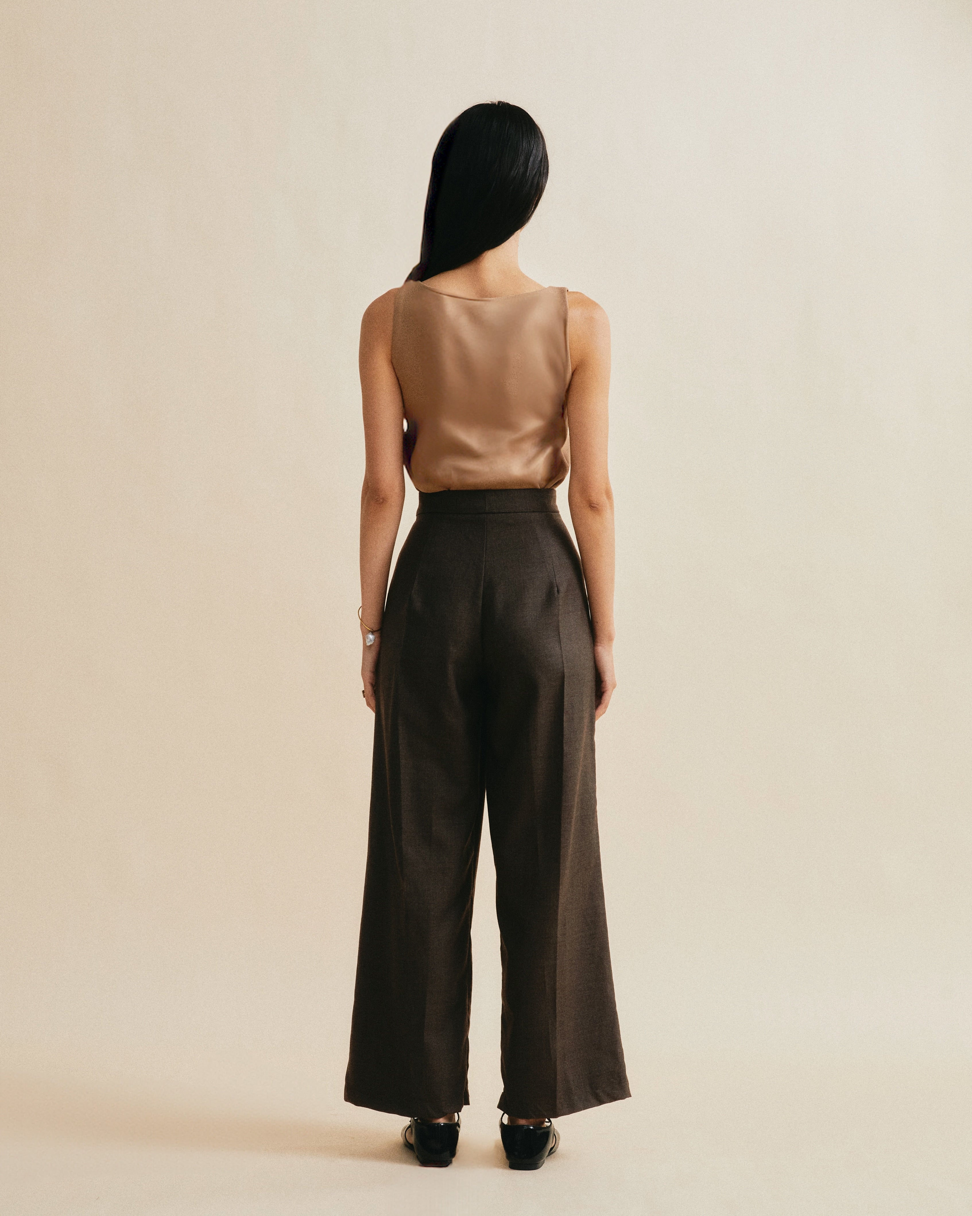 Din Wide-Leg Trousers