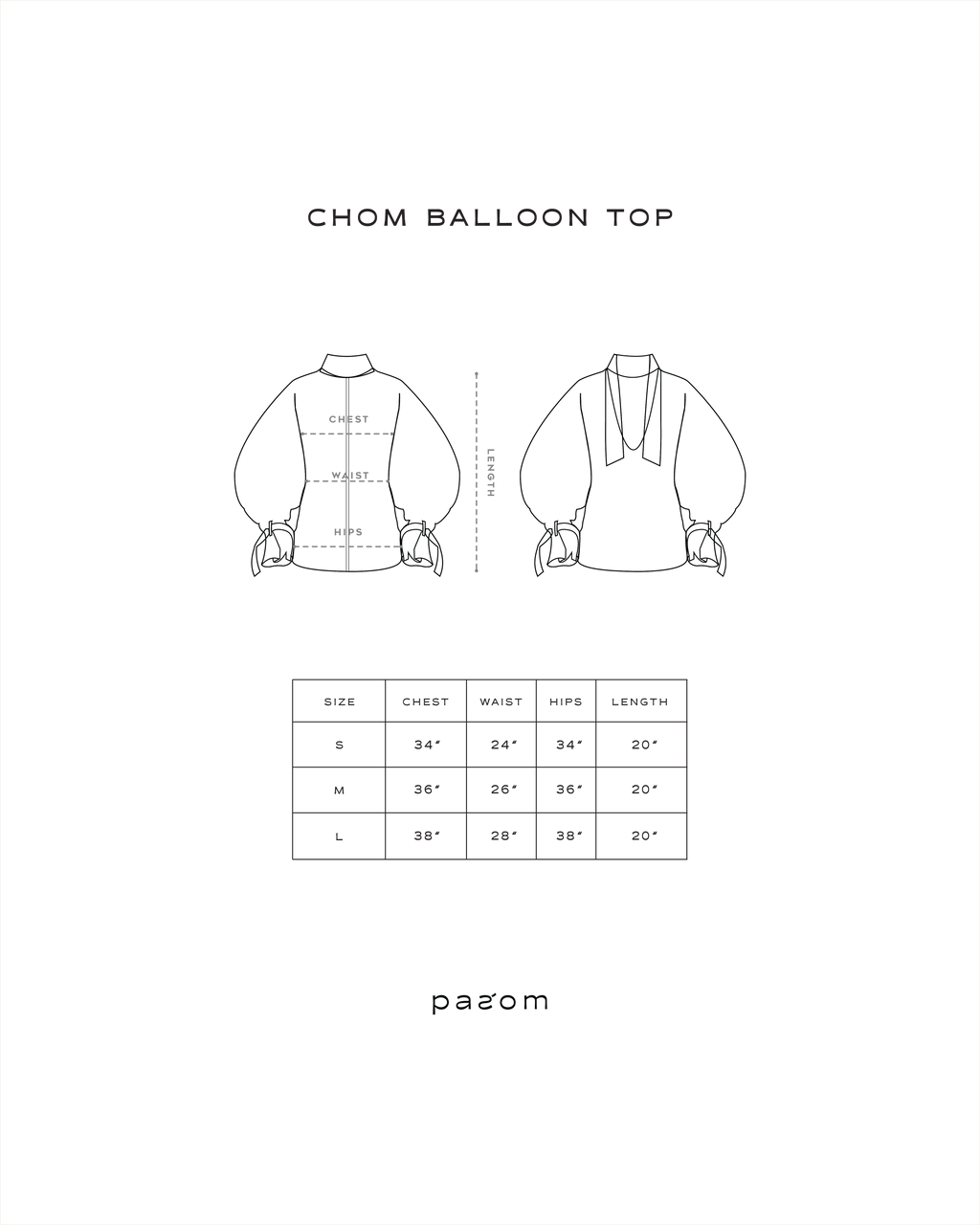Chom Balloon Top