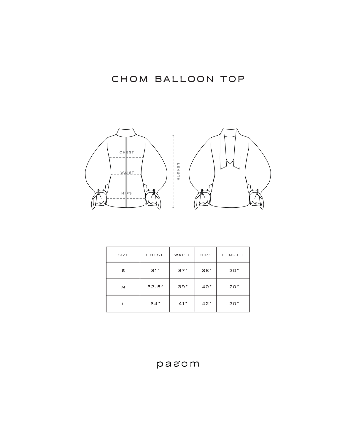 Chom Balloon Top