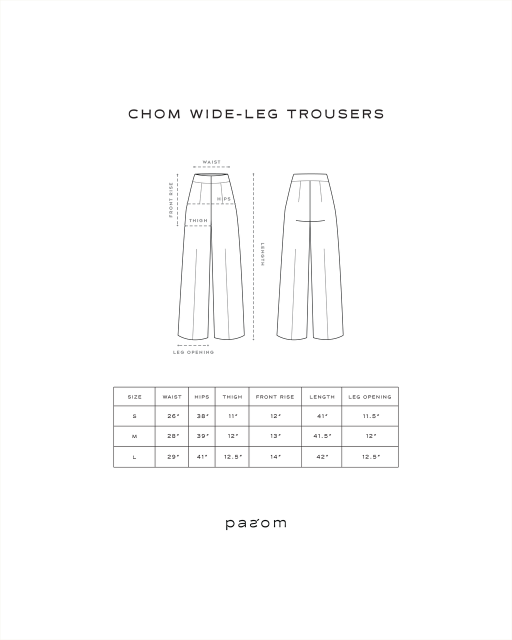 Chom Wide-Leg Trousers