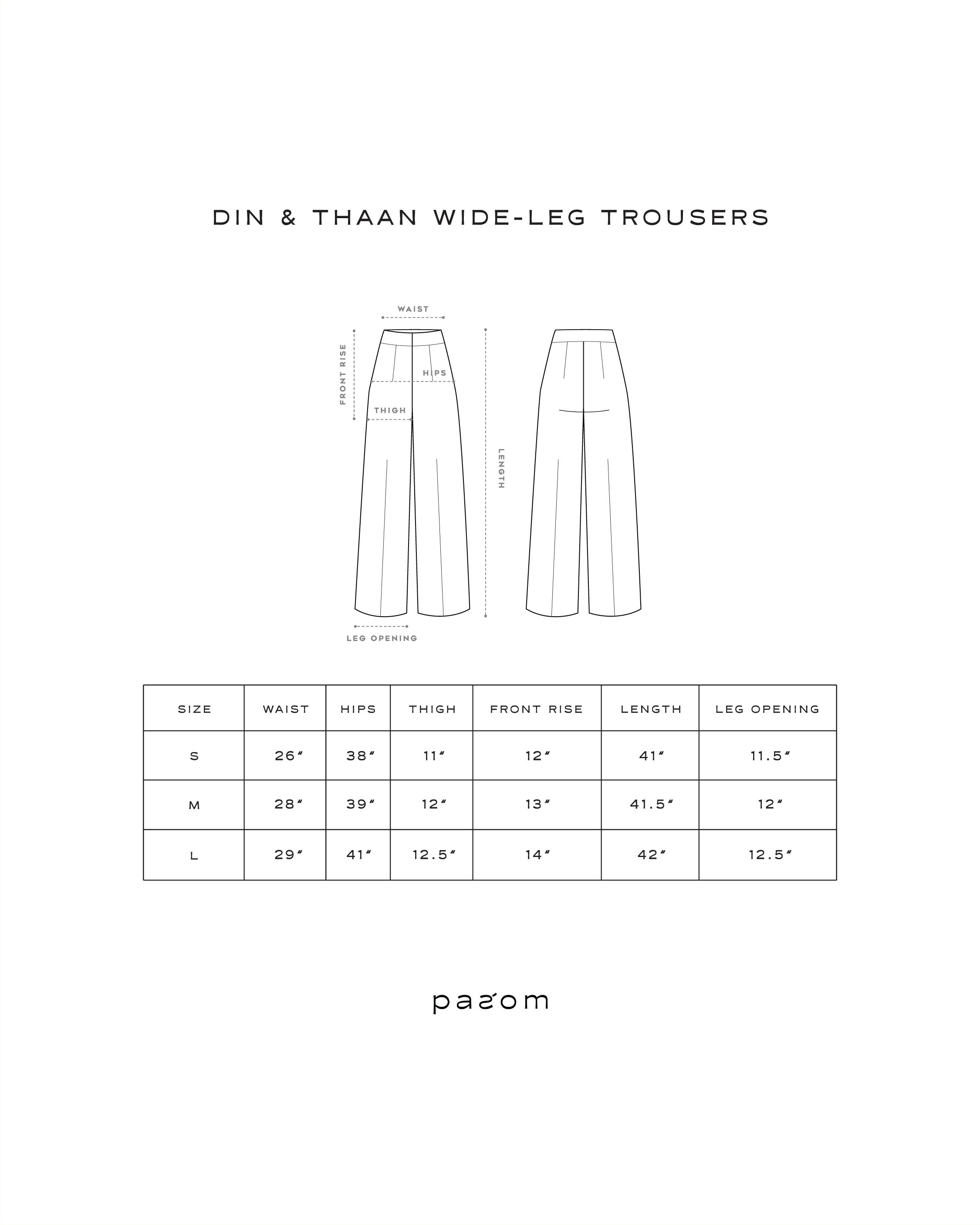 Din Wide-Leg Trousers