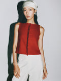 Flame Boat-Neck Top